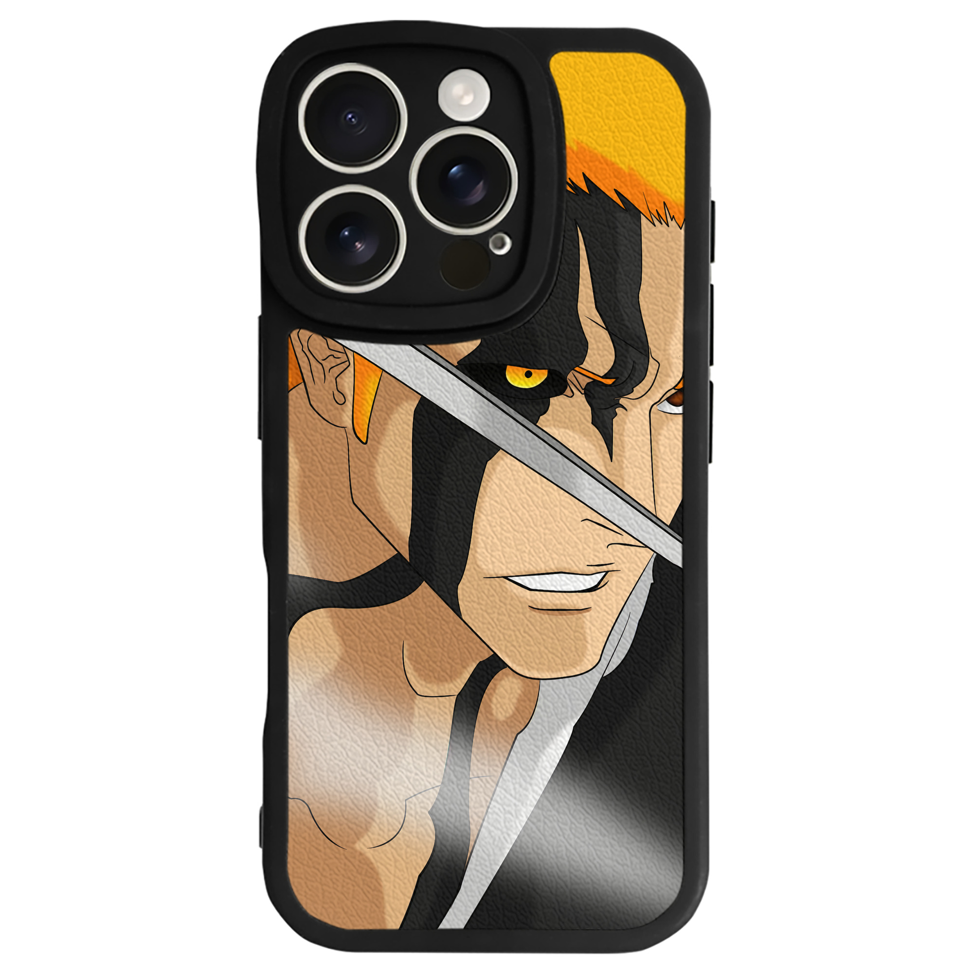 （画像用） ブリーチ BLEACH 【iPhone 16シリーズ対応】シリコンスマホケース（レザー調） 材質：シリコン